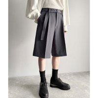 Classical Elf/クラシカルエルフ Classical Elf 「涼やか上品。」ベルト付きルーズシルエットショートスラックス/508329311