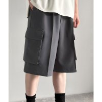 Classical Elf/クラシカルエルフ Classical Elf 「整う、ラフ感。」カーゴポケット ルーズシルエット ハーフスラックス/508329317