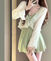 MAGASIN DE MODE Chou Chou/マガジンデモードシュシュ MAGASIN DE MODE Chou Chou シアーカーディガン付き 水着 スイムウェア KNF127【返品不可商品】/508329369
