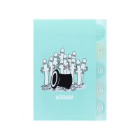 cinemacollection/シネマコレクション cinemacollection ムーミン ポケットファイル ダイカットクリアファイル5P ニョロニョロ 帽子 北欧 サンスター文具 新学期/508329397