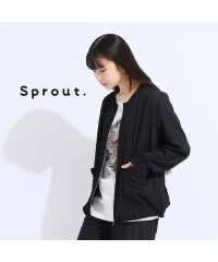 Liliane Burty/【Sprout.】ウォッシャブルシアーストレッチジャケット/508329439
