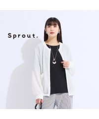 Liliane Burty/【Sprout.】ウォッシャブルシアーストレッチジャケット/508329439