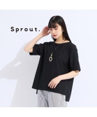 Liliane Burty/【Sprout.】ウォッシャブルボートネックTシャツ/508329440