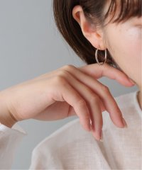 Lilas/《予約》ハーフオープンフープピアスL PT(両耳)/508329545