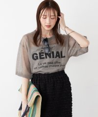 SHIPS Colors WOMEN/SHIPS Colors〈手洗い可能〉シアー ロゴ ニット TEE/508329868