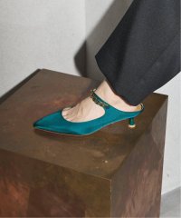LE TALON/GRISE4.5cmポインテッドチェーンストラップミュール/508329881