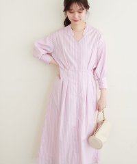 NICE CLAUP/OLIVE des OLIVE OUTLET/【natural couture】タックシャツワンピース/508329932