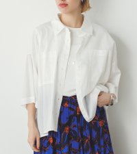 Noia/ノイア Noia キャンブリック オーバー 半袖シャツ/508330110