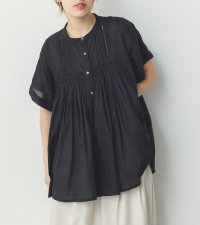Noia/ノイア Noia ピンタック ギャザー ブラウス/508330116