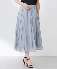 J.PRESS LADIES（LARGE SIZE）/【洗える】ランダムストライプ スカート/508331376