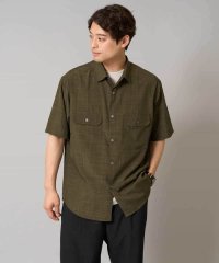 a.v.v (MEN)/【イージーケア/接触冷感/毛玉になりにくい】ライトウェイトメランジダブルポケットシャツ/508223986