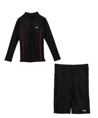FILA/【フィラ】長袖ハーフZIPラッシュセパレート水着/508267627