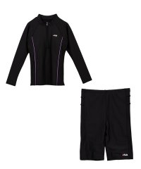 FILA/【フィラ】長袖ハーフZIPラッシュセパレート水着/508267627