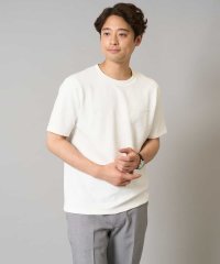 a.v.v (MEN)/【接触冷感/イージーケア】キカジャカードクルーネックカットソー〈SMART SERIES〉通勤　ビジネス　ジャケット/508271379