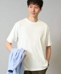 a.v.v (MEN)/【接触冷感/イージーケア/毛玉になりにくい】変形スムースクルーネックカットソー/508271381