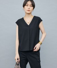 NOLLEY’S sophi/バックサテンジョーゼットVネックブラウス/508282926