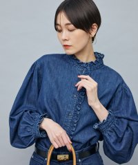 Rie Miller/【RM denim】フリルデニムブラウス/508282935