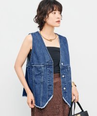 Rie Miller/【RM denim】Vネックデニムベスト/508282936