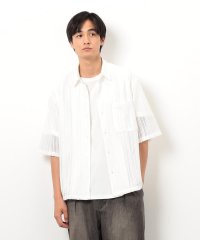 Purple & Yellow/ストライプレースシャツ/508287282