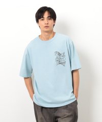 Purple & Yellow/バック＆胸刺繍ウェーブロゴ半袖Ｔシャツ/508287285