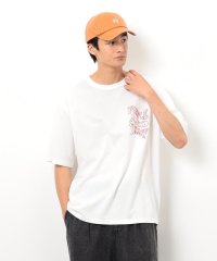 Purple & Yellow/バック＆胸刺繍ウェーブロゴ半袖Ｔシャツ/508287285