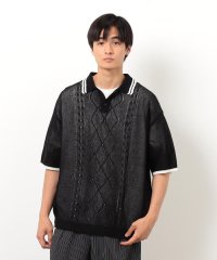 Purple & Yellow/シアーポロニット/508287286