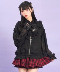 Secret Honey/シークレットハニー Secret Honey フロントZIPシフォンカーディガン/508294540