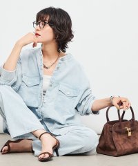Rie Miller/【RM denim】硫化染コーデュロイシャツジャケット/508296525