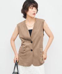 NOLLEY’S/《セットアップ対応》ストレッチスエードベルテッドジレ/508317689