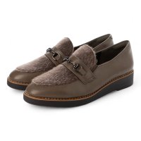 maschietta/マスチェッタ maschietta 軽量ハラコ調ビットローファー 6959/508318450