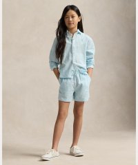 POLO RALPH LAUREN/(ガールズ 7才～16才)ストライプド リネンコットン ショートパンツ/508320458