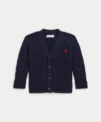 POLO RALPH LAUREN/(ベビー)ケーブルニット コットン Vネック カーディガン/508320470