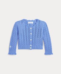 POLO RALPH LAUREN/(ベビー)ポインテールニット コットン カーディガン/508320472