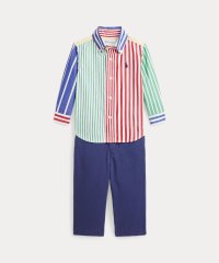 POLO RALPH LAUREN/(ベビー)コットン ファン シャツ & チノ パンツ セット/508320480