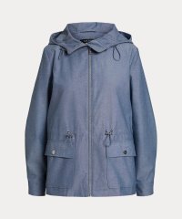 LAUREN RALPH LAUREN/コットンブレンド シャンブレー フーデッド アノラック/508320527