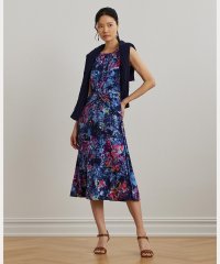 LAUREN RALPH LAUREN/プリント ツイストフロント ジャージー ドレス/508320546