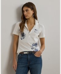 LAUREN RALPH LAUREN/パッチワーク ピケ ポロシャツ/508320551