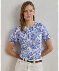 LAUREN RALPH LAUREN/フローラル リネンコットン ショートスリーブ セーター/508320564