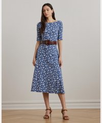 LAUREN RALPH LAUREN/フローラル ストレッチ コットン ミディ ドレス/508320566