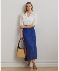 LAUREN RALPH LAUREN/ポインテールニット リネンブレンド セーター スカート/508320572