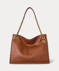LAUREN RALPH LAUREN/ペブルド レザー ラージ Bradley トート バッグ/508320576