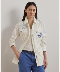 LAUREN RALPH LAUREN/プリント フェザーウエイト ツイル フィールド ジャケット/508320586