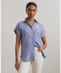 LAUREN RALPH LAUREN/リラックス フィット ストライプド ショートスリーブ シャツ/508320589
