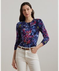 LAUREN RALPH LAUREN/プリント コットンブレンド セーター/508320593