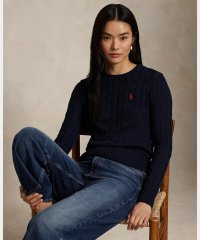 POLO RALPH LAUREN/ケーブルニット コットン クルーネック セーター/508320600