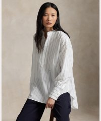 POLO RALPH LAUREN/ストライプド コットン ドビー トップス/508320656