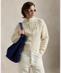 POLO RALPH LAUREN/ケーブル ウールカシミヤ ハーフジップ セーター/508320659