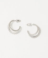 UNITED ARROWS/パヴェ ダブルフープ ピアス/508322766
