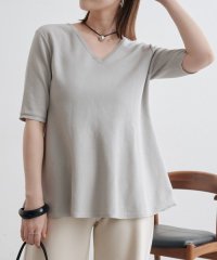 PAL OUTLET/【Omekashi】ペプラム2WAYニットプルオーバー/508324020