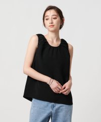UNITED ARROWS/COMFY ギャザーノースリーブブラウス －吸水速乾 UVカット ウォッシャブル－/508326452